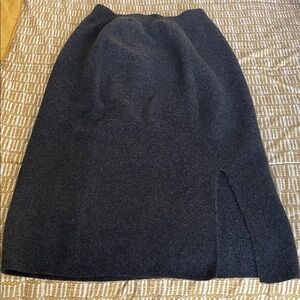 Uniqlo Dark Gray Pencil Skirt
